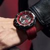 Роскошные Мужские Наручные Часы Топ Кварцевые Оригинальный Силиконовый Ремешок Мужские Часы Дата Хронограф Водонепроницаемые Светящиеся Мужские Часы Мужские+Коробка