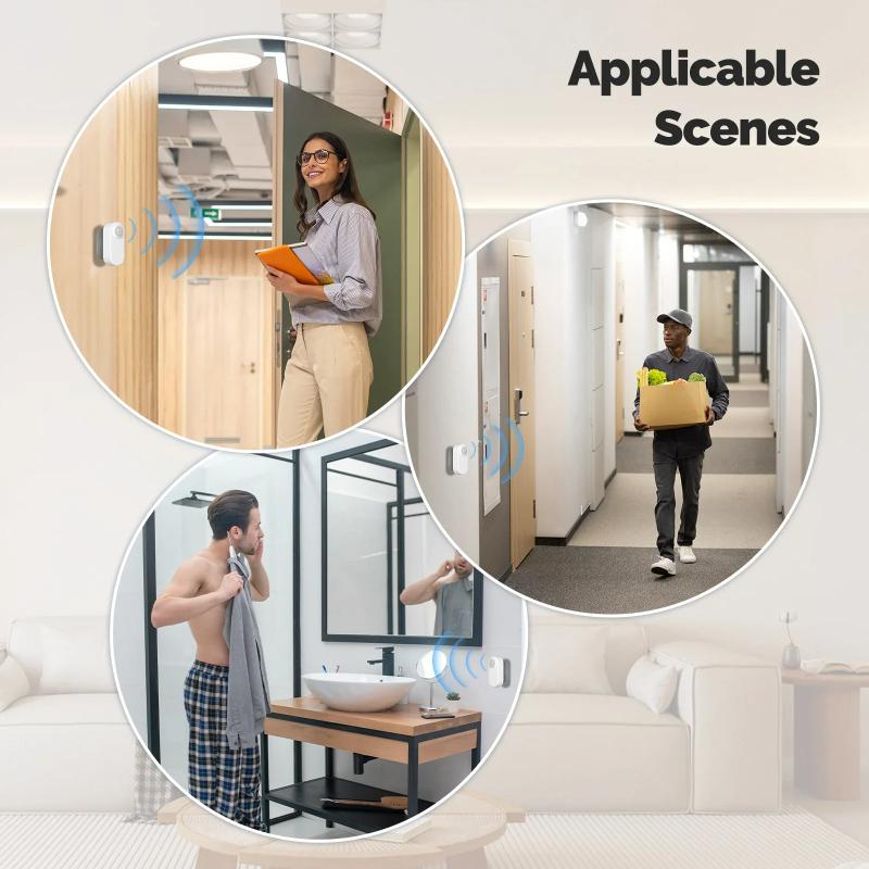 1 шт. MOES Tuya ZigBee Smart Radar 24GHz mmWave Wireless Human Presence PIR Sensor App Remote Monitoring Motion & Motion Definition
