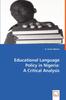 Книга Educational Language Policy In Nigeria : A Critical Analysis