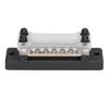48V 150A 12 Way Bus Bar Power Distribution Block with Ring Crimp Terminals for Car Truck Boat Trailer RV