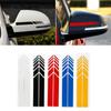 2pcs Car Rear View Mirror Reflective Sticker Car Racing Stripe Decals Sticker Car Styling Decoration Waterproof Fashion Decals