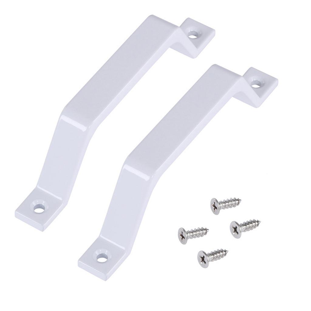 2Pcs Elegant Sliding Barn Door Handles 6.10Inch Aluminum Alloy Pull Accessory for Kitchen Cabinets and Furniture Door