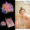 1000pcs Hairband Rope Kid Baby Girl Ponytail Holder Rubber Elastic Hair Band Ties Braids