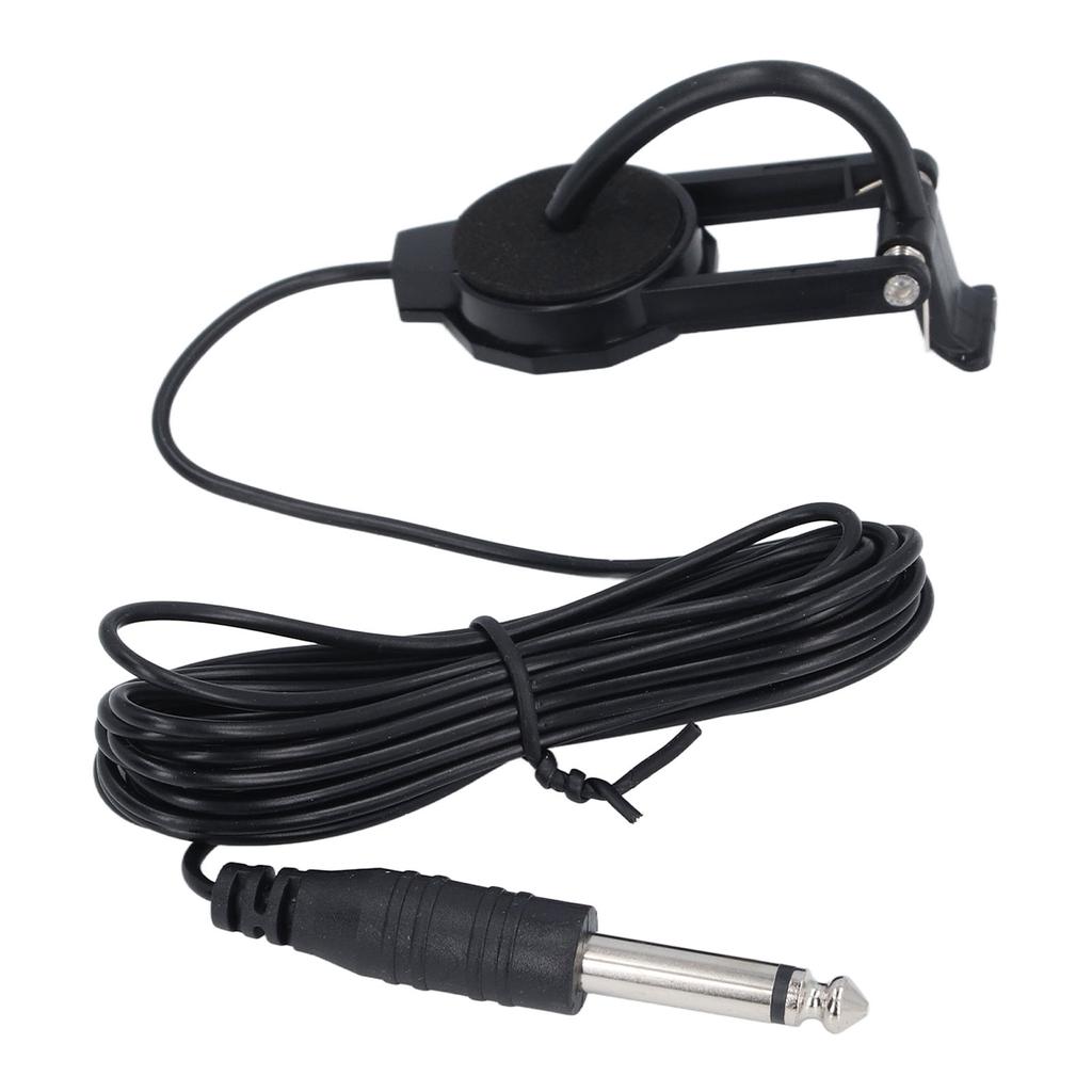 Violin Acoustic Pickup Portable Hole Free Patch ABS and Metal Clip On Violin Pick Up