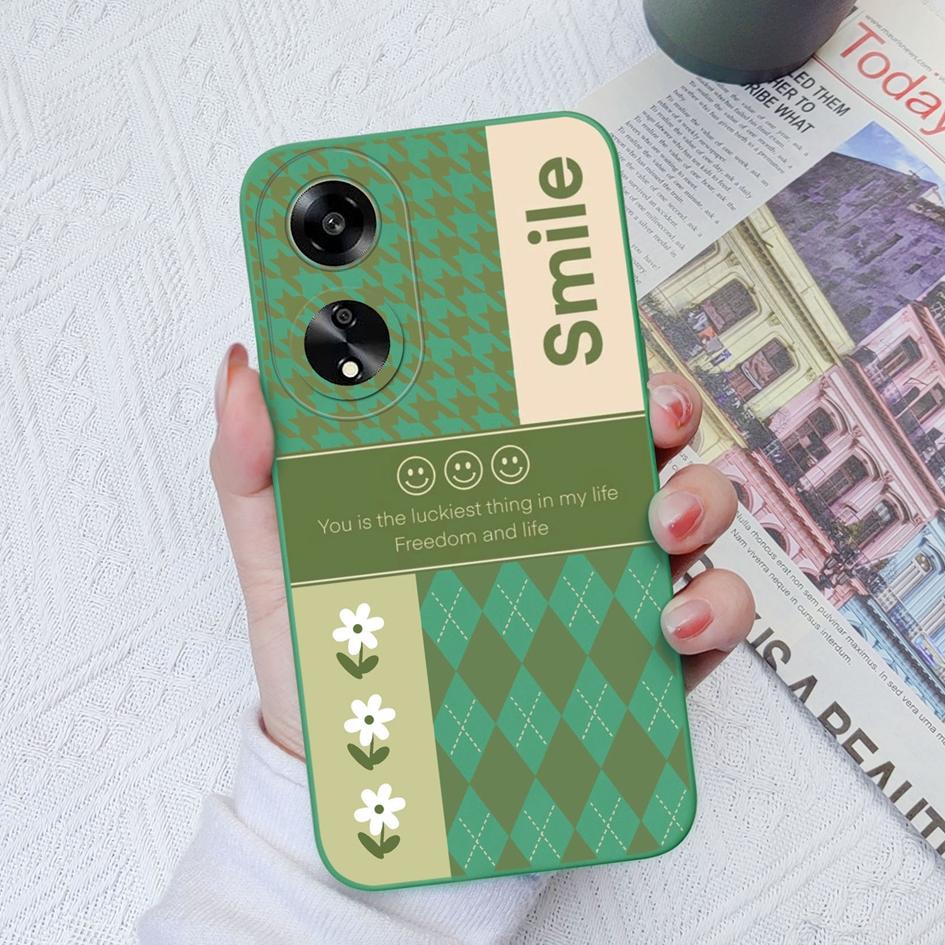 Для Oppo A7 A15 A1K A35 A55 A1 A52 A11 чехлы для телефонов модный красочный клетчатый узор мягкий жидкий силикон супер ударопрочный защитный чехол для Oppo Capa