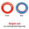 ABS Carbon Fiber Pattern Car Logo Steering Wheel Decoration Sticker Accessories For VW R Gti Line Passat Golf 5 6 Polo Scirocco zw0