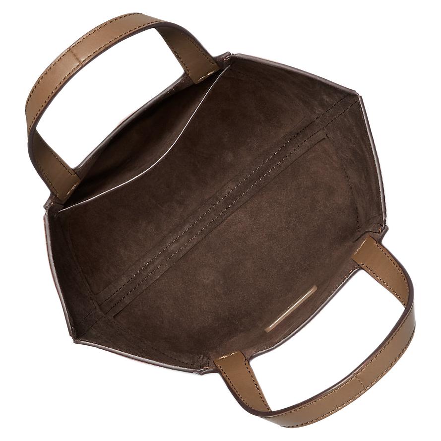 Michael Kors MK Jordi Сумка-тоут с логотипом, открытая, женская, коричневая 30F4T9JT5L-DRIFTWOOD