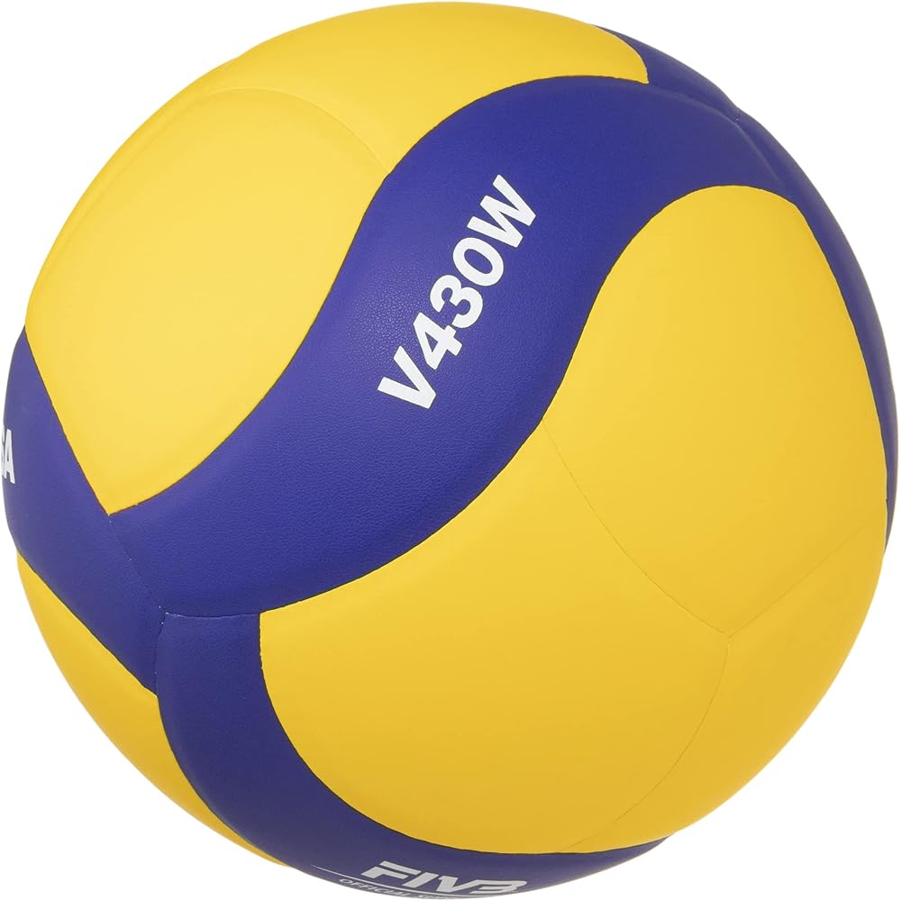 Mikasa V430W Volleyball Training Ball Size 4 Yellow Blue Recommended Pressure 0.3 kgf/cm²