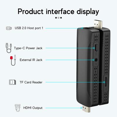 H313 Android 10,0 TV Stick 4K 1080P WiFi 6 2,4/5,8G Smart TV Stick для Google YouTube NETFLIX Сетевой медиаплеер ТВ-ключ