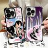 Чехол для телефона с покрытием Кучики Бьякуя из Bleach для Iphone 16 17 Pro Max Air 16E 14 15 Plus 12 13 Mini, противоударный, с покрытием-подушкой безопасности