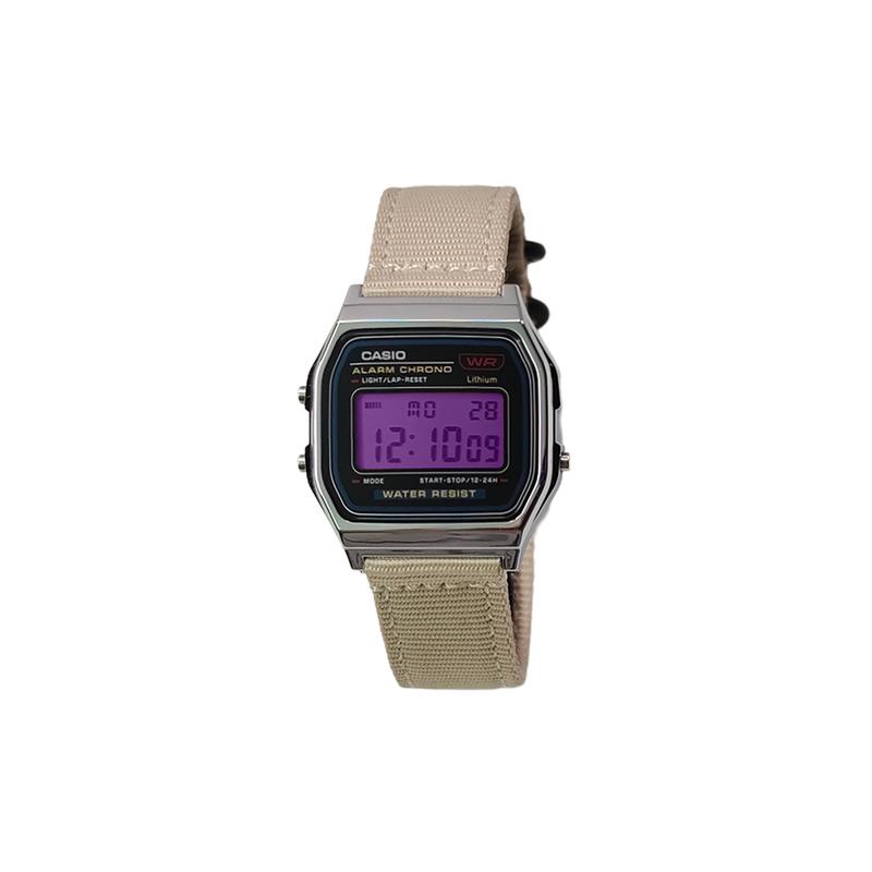 Casio Кастомизированные часы, модифицированная серия, оранжевое стекло, розовый пластиковый корпус, водозащита для жизни, F-91WS-4, модифицированные-Сиюй Танмянь, Кварцевые, n F-91WS-4
