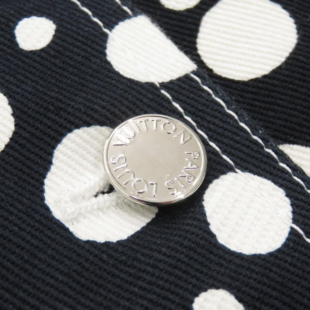 Used AUTHENTIC LOUIS VUITTON x Yayoi Kusama infinity dot Mini skirt Black cotton