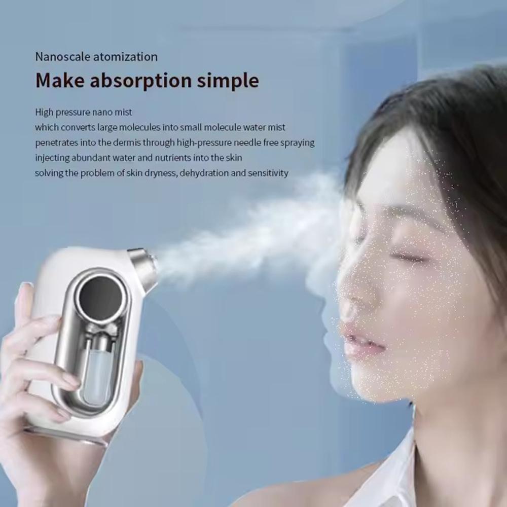 NEW Facial Skin Moisturizing Mist Sprayer Airbrush Facial Deep Cleaning Oxygen Injector Sprayer Cordless Air Brush Compressor