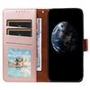 For Samsung Galaxy S24 Ultra Case RFID Blocking PU Leather Wallet Flip Phone Cover with Wrist Strap