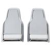 2PCS Rear Window Hinge Decoration Cover Chrome For Jeep Wrangler Jl 2018 2019