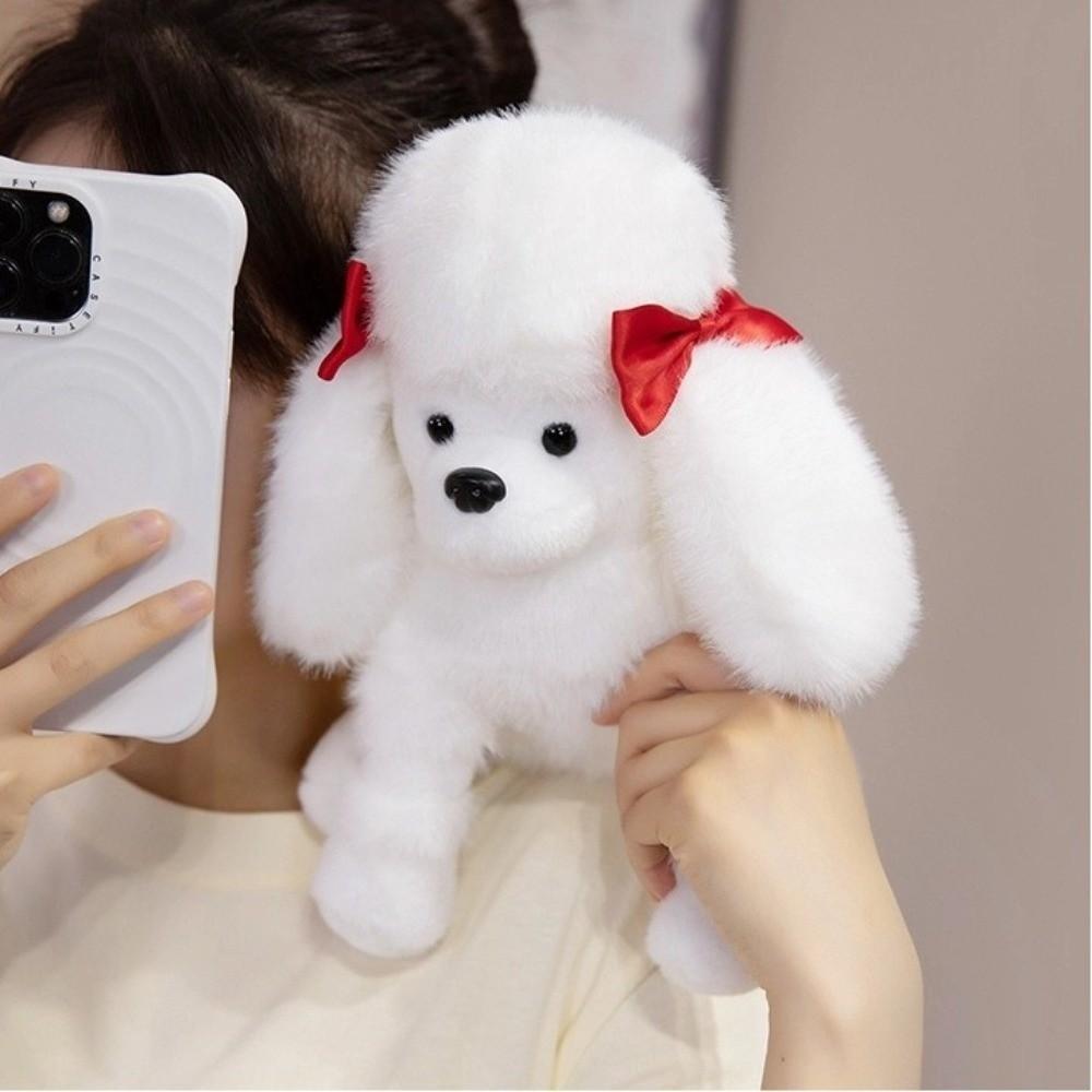 Room Decor Puppy Plush Toys Simulation Pug Poodle Sitting Poodle Pug Puppy Stuffed Animal Doll