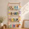 Macrame Hair Accessory Storage Rack Boho Style Headband Organizer  Wall Door Closet