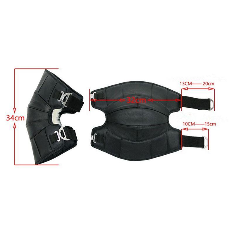 LMoDri кожаные шерстяные мотоциклетные теплые наколенники из воловьей кожи зимние ветрозащитные мотоциклетные велосипедные наколенники унисекс наколенники