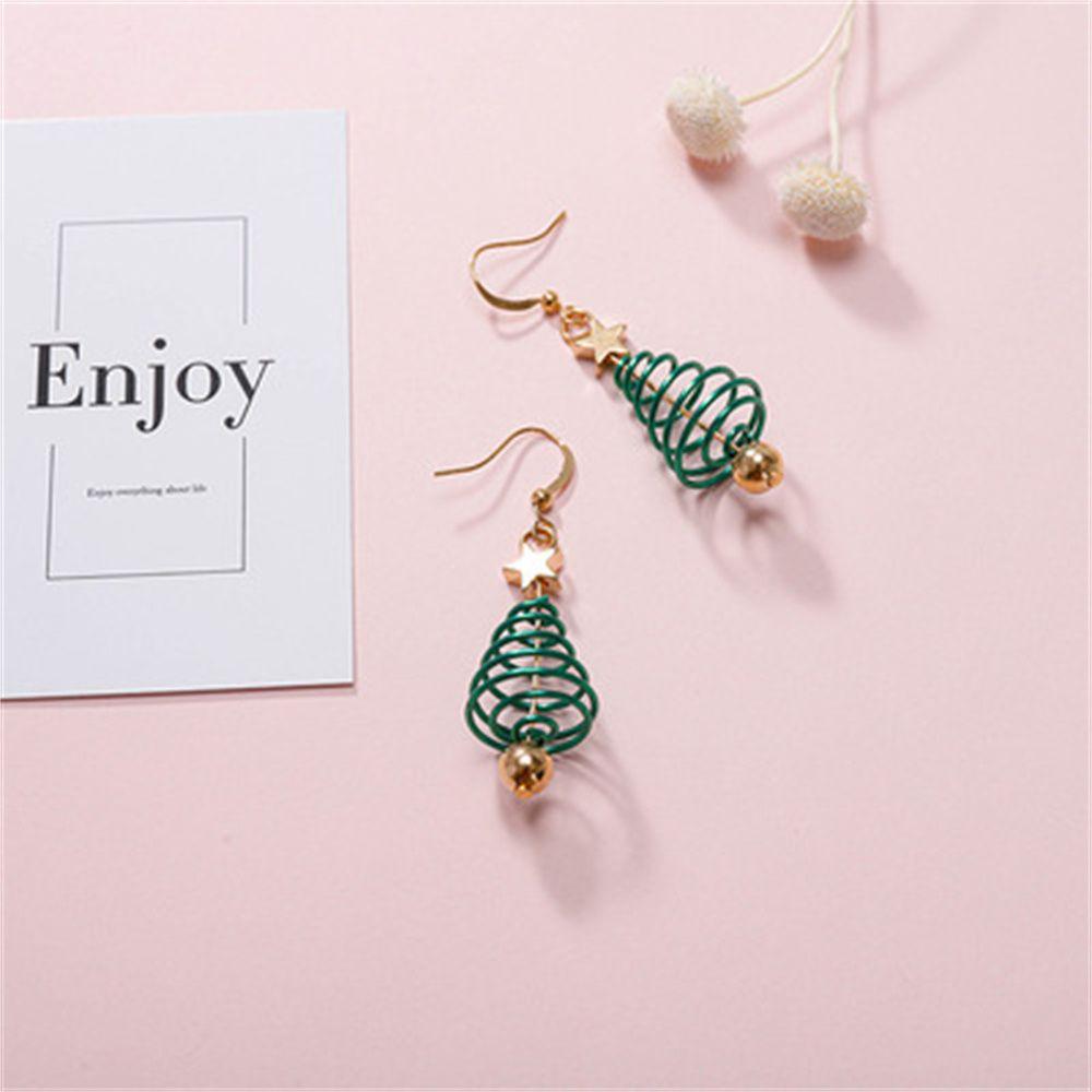 Новые Женские Рождественские Подарки Серьги Снеговик Рождественская Елка Серьги Капли Санта Клаус