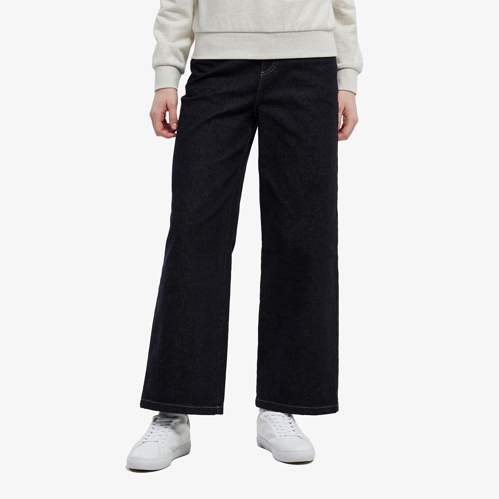 [lacoste] Women's Semi-Wide Casual Denim Pants HF608E-55NHDE