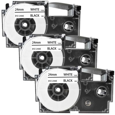 Совместимый товар Casio Name Land Tape 24 мм Белый Name Land Cartridge XR-24WE