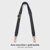 Adjustable 2.5cm Solid Color Canvas Crossbody Bag Strap Replacement