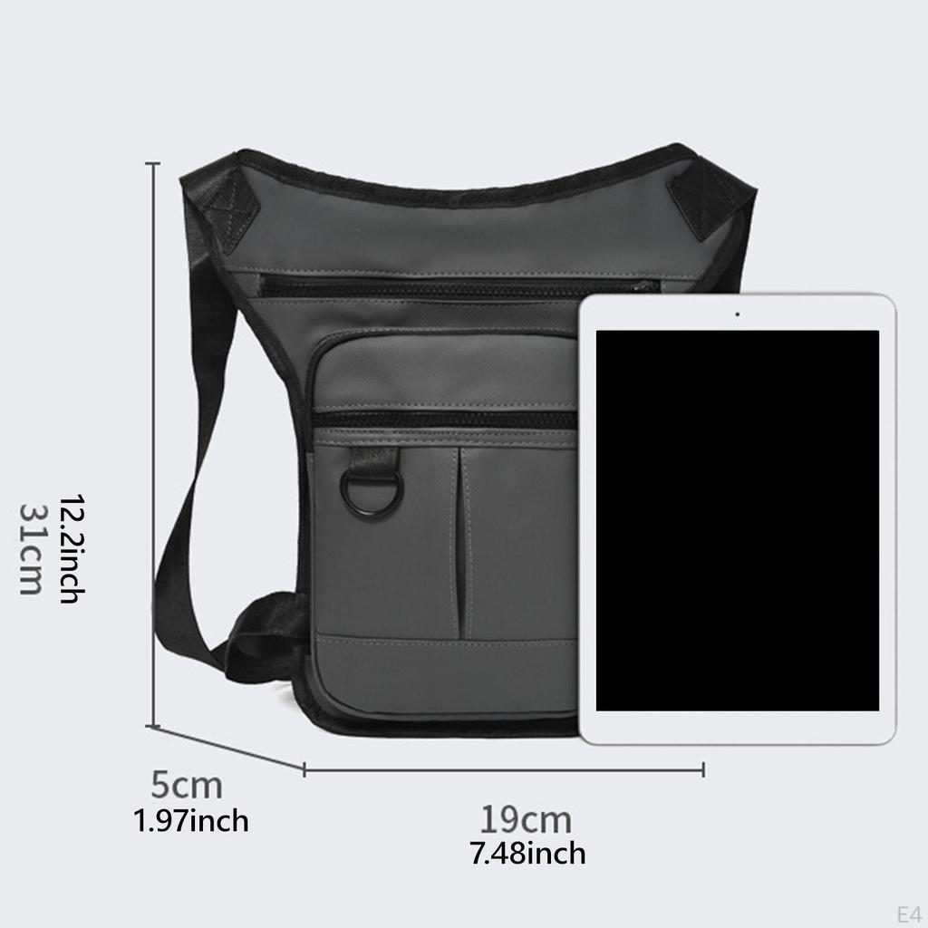 Мужская поясная сумка Hip Fanny Pack Мотоциклетная сумка Drop Leg Pouch Плечо Бедро для походов