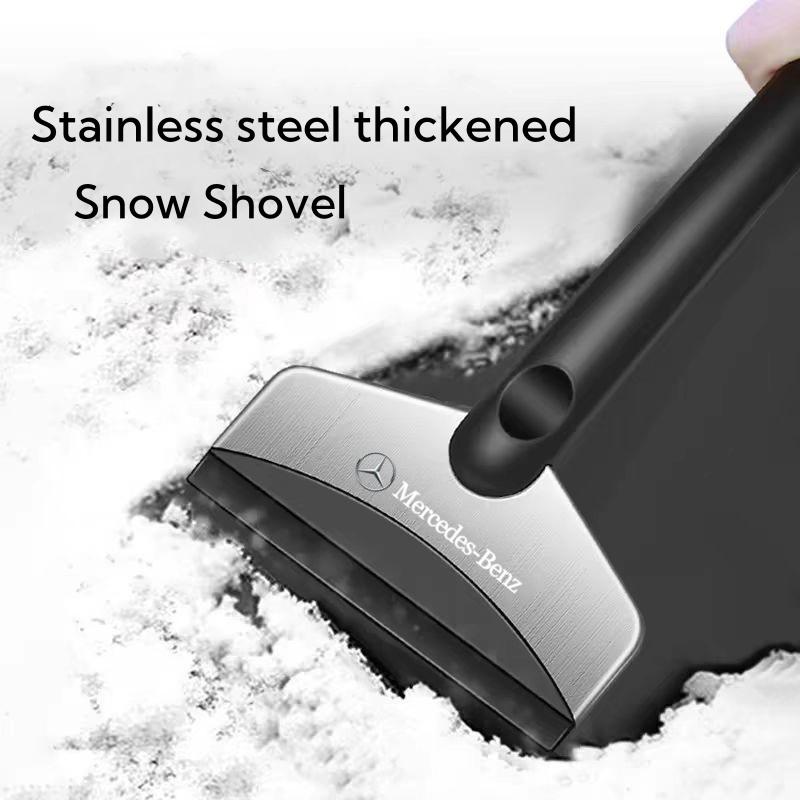 Car Snow Brush Cleaning Shovel Glass Ice Scrapers Tool Accessories For Mercedes Benz B/C/E/S Class A Class C200L GLC GLE CLA BM1