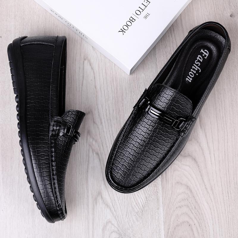 Luxury Men Loafers Real Leather Shoes Fashion Men Boat Shoes Brand Men Casual Genuine Leather Shoes Male Luxe Driving Flat Shoes