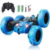 [2025 Upgraded Edition] Binoa RC Car for Kids, Stunt Car, 360-Degree Double-Sided Rolling Off-Road Vehicle, 2.4Ghz High-Sensitivity Wireless Remote Co