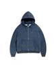 Худи на молнии Fluke Essential Pigment Crop Синий Fzt1038-Z