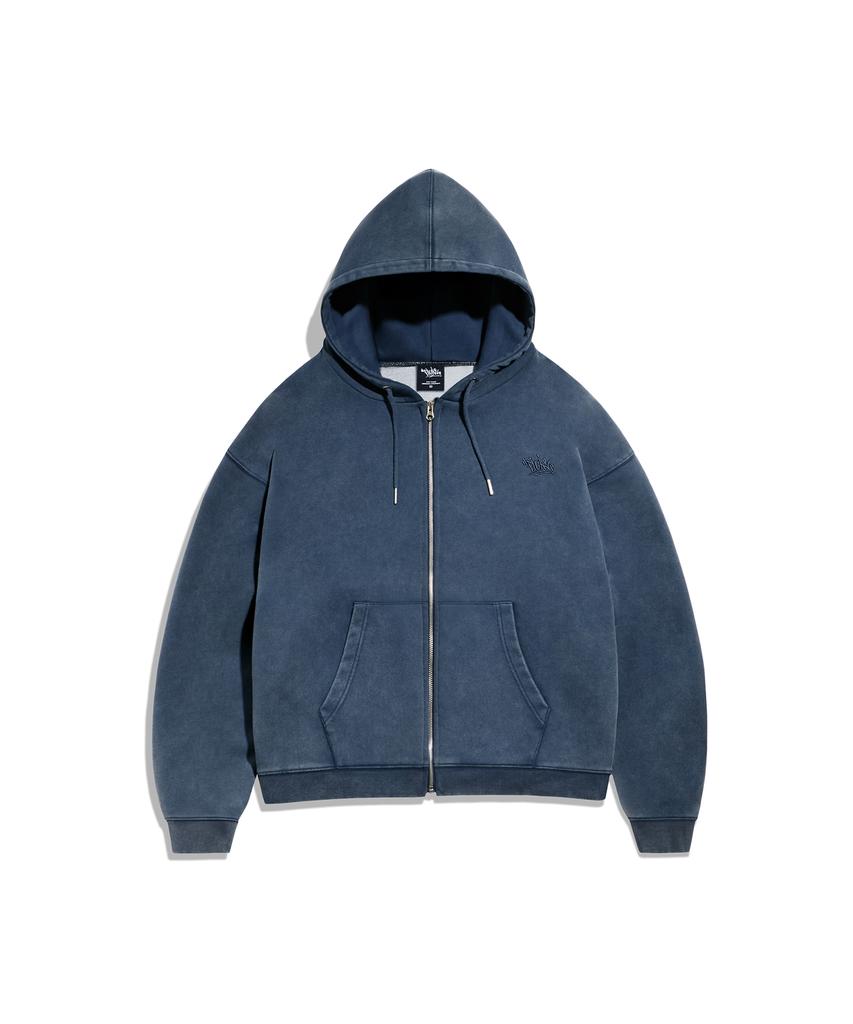 Худи на молнии Fluke Essential Pigment Crop Синий Fzt1038-Z