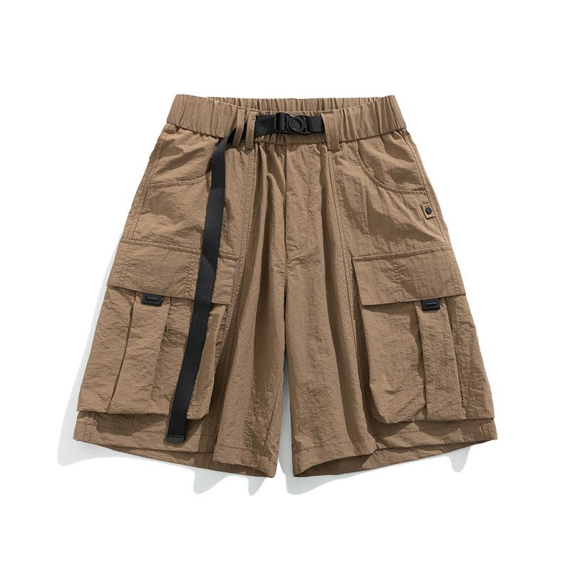 The New Casual Shorts In Summer Are Loose, Simple and Versatile, and Men's Straight Pants Are Thin.