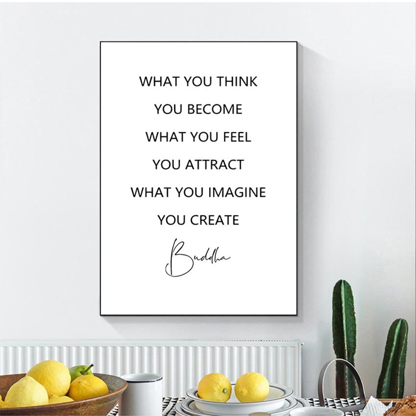 Настенная картина, картина, буддизм, домашний декор, голова Будды дзен, статуя, постер, мотивационные цитаты, печать на холсте, минималистский