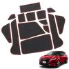 Резиновые карманы двери Nissan Note E13 Совместимы с Nissan Note Aura E13 Резиновые уплотнители салона Шумоизоляция салона Легкая установка Набор из 14 ковриков, Коврики, (2020.12 - Настоящее время),