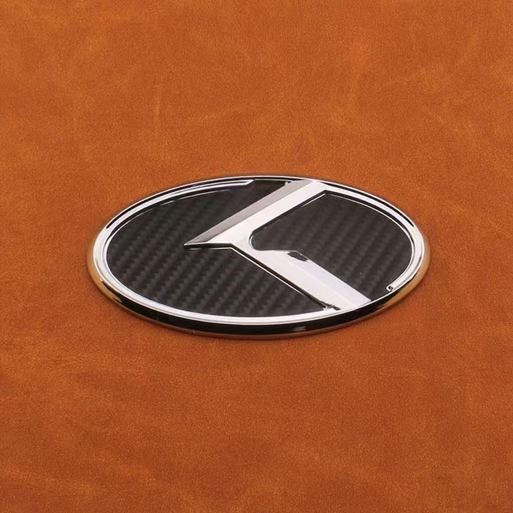 VTMI5 Car Front Grille Rear Logo Auto Emblem Sticker Accessories For Kia GT-Line Sportage Ceed Rio Picanto Sorento Soul Cerato Venga