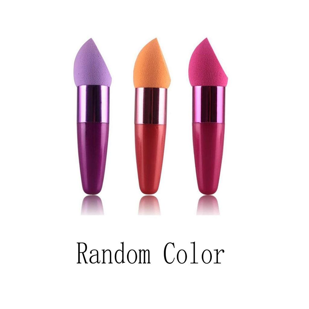 Косметическая кисть из трех предметов, косметический миксер, спонж для основы, спонж для макияжа, пуховка с насадкой