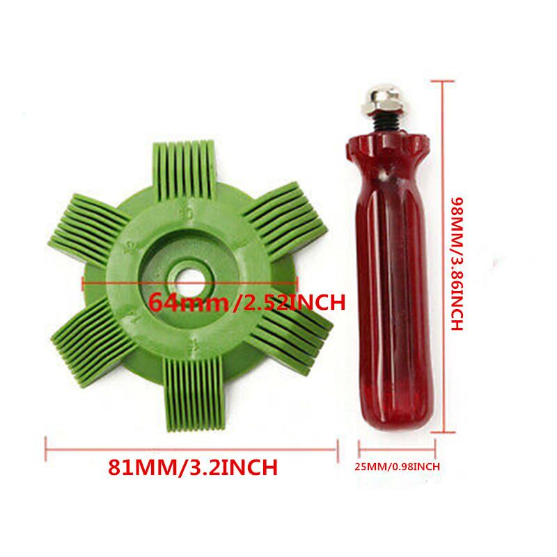 Universal Radiator Fin Repair Comb - Aluminum AC Condenser Fin Straightener Tool for Car & Home Air Conditioner Maintenance Kit