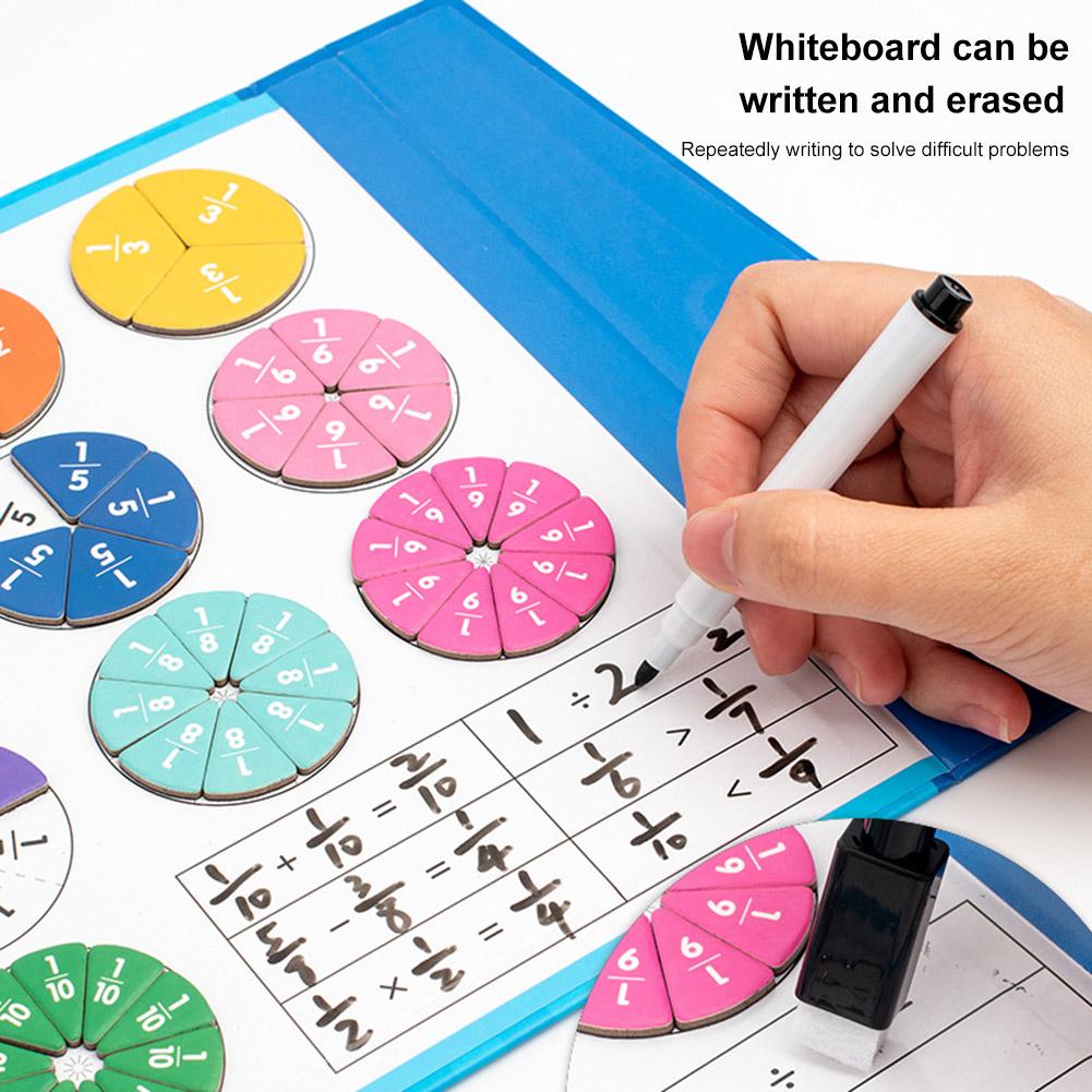 Магнитные радужная дробь плитки круги магнитная дробь обучающая математическая игрушка Великобритания