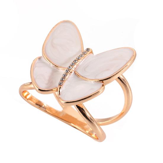Butterfly Scarf Ring Buckle for Women Rhinestone Shawl Brooch Clips Metallic Scarves