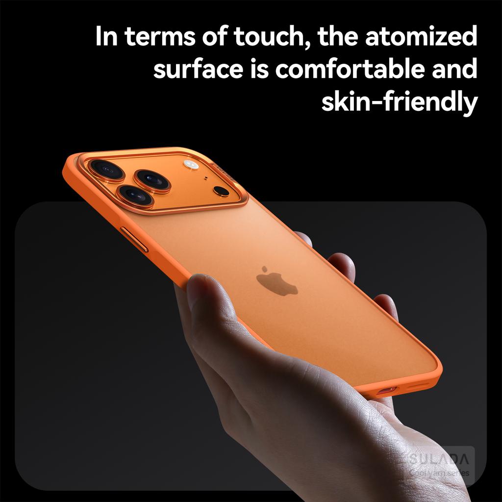 SULADA For iPhone 17 Pro Max Case PC+TPU Shockproof Matte Phone Protector Cover