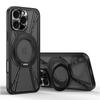 Magsafe Magnetic 360°Rotating Metal Bracket Ring Hollow Heat Dissipation Phone Case For iPhone 16 Pro Max 14 11 12 13 15 Pro Max