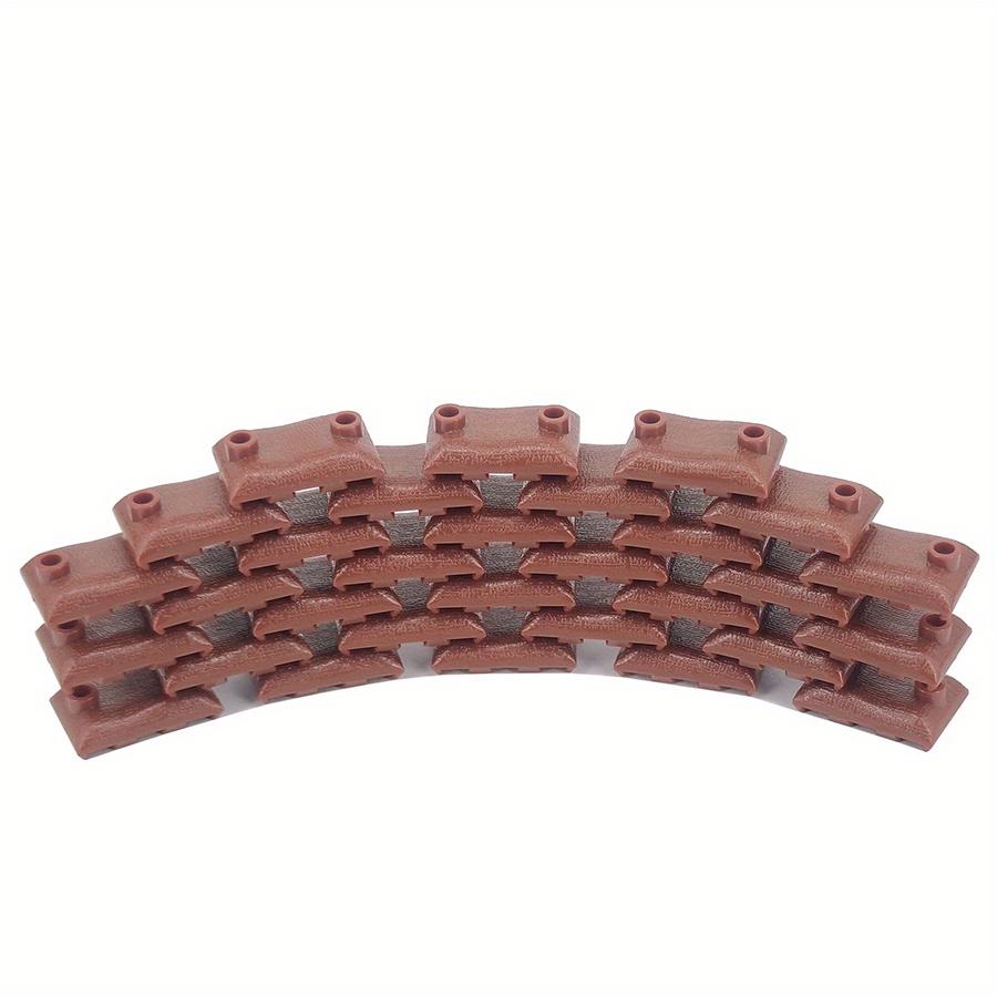 60 шт. MOC, военные мешки с песком, строительные блоки, совместимые с солдатами WW2, оружие, кирпичи, сделай сам, армейские детали сцены, игрушки для мальчиков, подарок