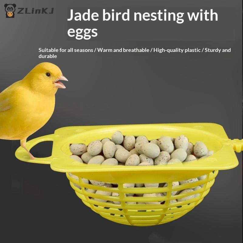 Пластиковая клетка для гнезда канарейки, breeding bowl для отдыха, вылупления, домашних птиц, легкий в установке аксессуар