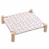 Wood Kitten Sleeping Bed Detachable Cat Bed Practical Pet Camp Bed  Living Space