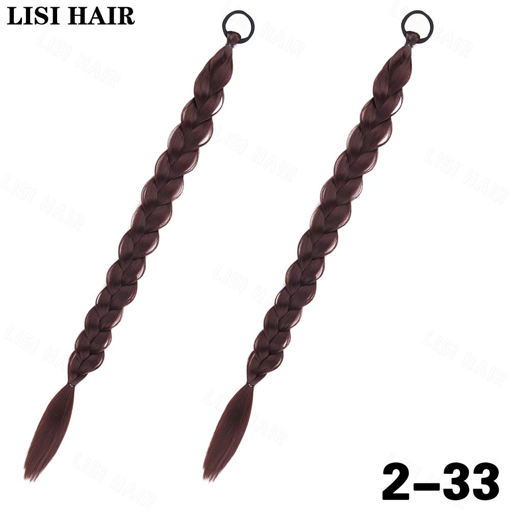 «Жаростойкий» шикарный длинный плетеный хвост для женщин — термостойкие синтетические волосы, универсальный стиль для повседневного ношения