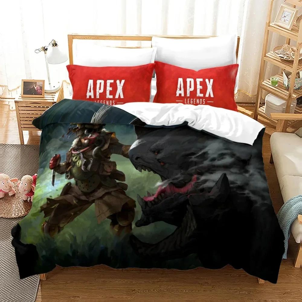 Комплект постельного белья APEX Legends Single Twin Full Queen King Size Shooting Game Комплект постельного белья Aldult Kid Bedroom Duvetcover Sets 3D Print 012