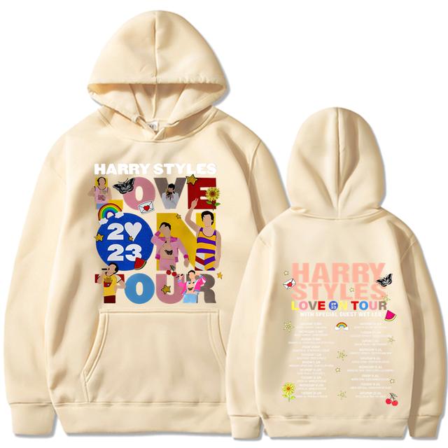 Новая толстовка с капюшоном для концерта «Love on Tour» в стиле Харадзюку, большие толстовки в стиле хип-хоп, одежда унисекс, одежда Y2k, толстовки с капюшоном и длинными рукавами, уличная одежда