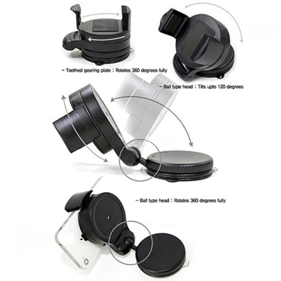 360 Degree Rotate Car Windshield Mount Holder Bracket for Cellphone GPS PSP iPod