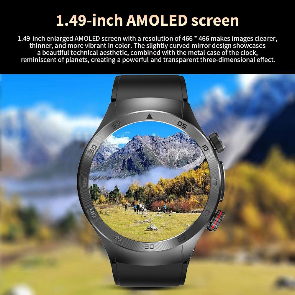 SACOSDING New 1.43 Inch AMOLED Screen Smart Watch 2024 Bluetooth Call Watches For Women Health Monitor Sport Fitness Women Smartwatch